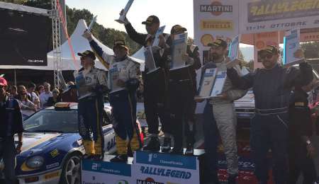 Trelles-Del Buono podio en el Rally Legend