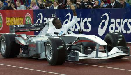 Usain Bolt en la Fórmula 1