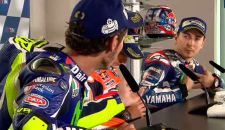 INSÓLITA DISCUSIÓN ENTRE VALENTINO Y LORENZO