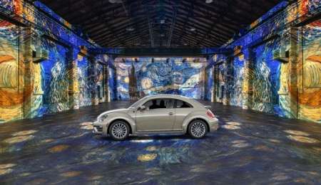¿Disfrutar de una muestra arte desde el interior de un auto?