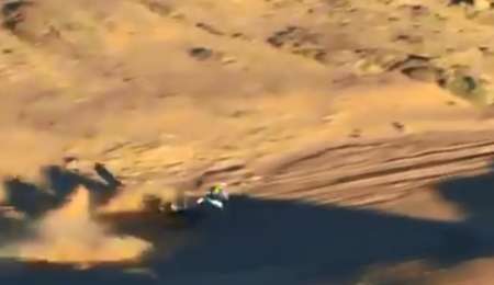 Dakar: mirá la tremenda caída de Van Bereven