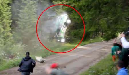 Veiby y su navegante sin problemas luego del palazo en Finlandia