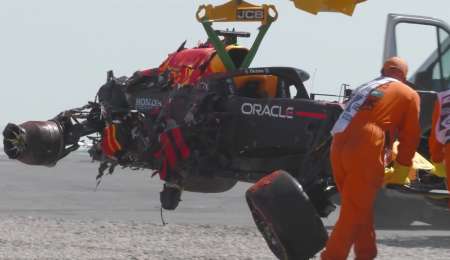 El choque costará a Red Bull un millón y medio de euros