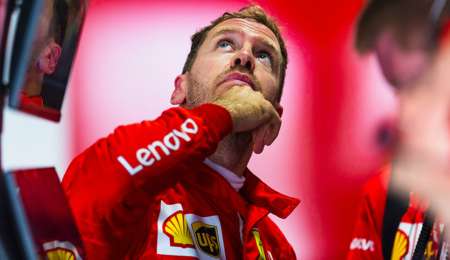 Vettel fue el más rápido pero con problemas