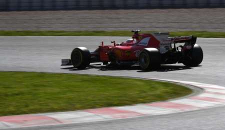 Vettel dominó el jueves en Barcelona