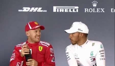 Hamilton a Vettel: “Esperé la Q3 para borrarte la sonrisa de tu cara”
