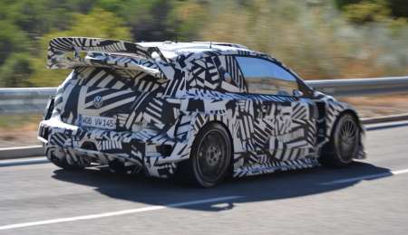 Probaron el Polo 2017 sobre asfalto