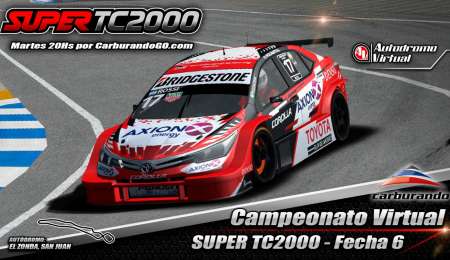 Porto y "Nacho" Julián, en la sexta fecha de Autódromo Virtual