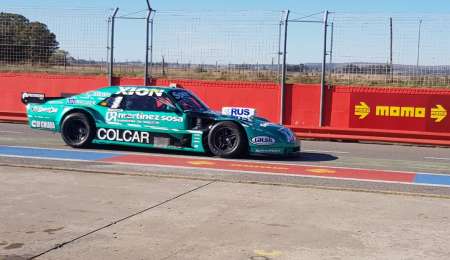 Canapino prueba en Olavarría su nueva Chevy