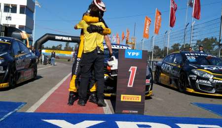 El podio del Súper TC2000 en Rosario
