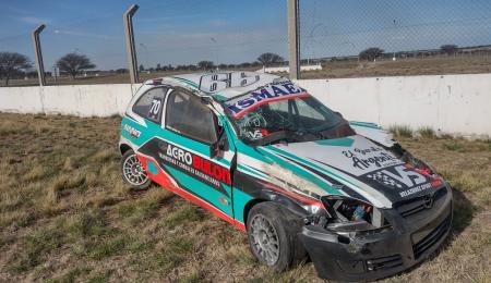 Mirá el fuerte accidente del ganador de la Fórmula Renault en Toay