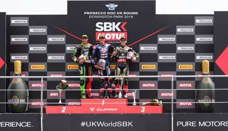 WorldSBK: sorpresivo doblete de Van der Mark en Donington Park
