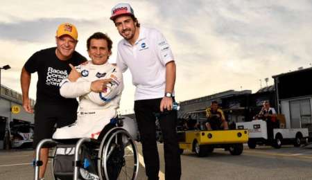 Zanardi: "Ni con diez piernas hubiera desplegado la magia de Alonso"