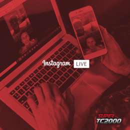 Barrichello y Pernía charlaron en el Instagram Live de Súper TC2000