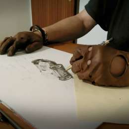 Daniel Sonzini: "Un pintor de fierro”