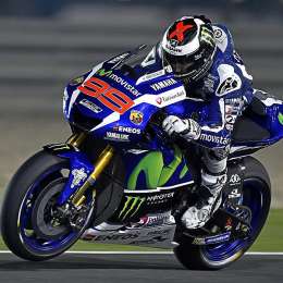Lorenzo comenzó arriba en su despedida de Yamaha