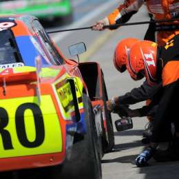 Ensayaron el cambio de neumáticos 