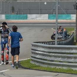 Fuerte caída a 290 km/h