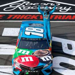 Kyle Busch ganó la Nascar en Pocono