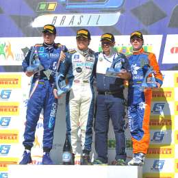 Doble podio en Brasil
