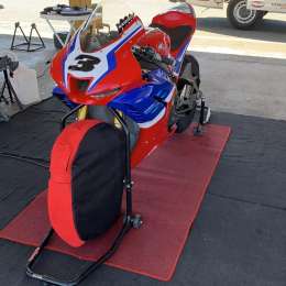 Ramiro Gandola prueba nuevamente la Honda en Concordia