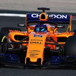 Una cámara 360° con el McLaren de Fórmula 1