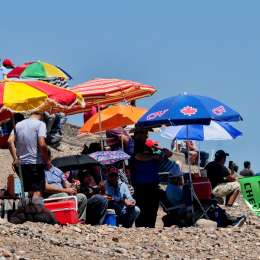 El colorido del público del TC en el Villicum