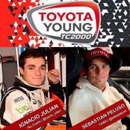 Sebastián Peluso e Ignacio Julián los pilotos Toyota de TC2000