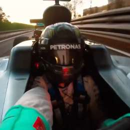 Una selfie a pura velocidad