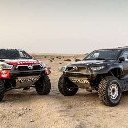 Toyota presentó el equipo de Dakar