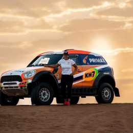 La española Laia Sanz, con Primax X-Raid