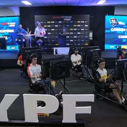 Gómez, el Gran Campeón en la fiesta del simracing