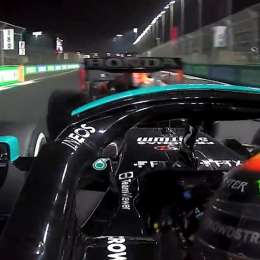 A bordo: El golpe entre Verstappen y Hamilton