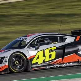 Valentino probó un Audi pensando en Le Mans