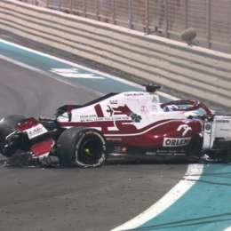 Raikkonen arrancó mal su despedida