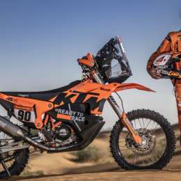 Petrucci tuvo una lesión antes del Dakar