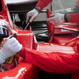 Juan Pablo Montoya en Ferrari