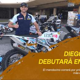 Diego Noras, una cara nueva en el Dakar