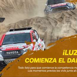 Tras el brindis, arranca el Dakar