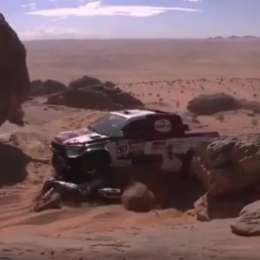 De Villiers atropelló una moto