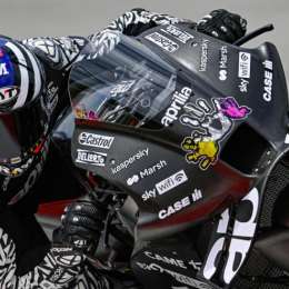 Aprilia dominó el primer día