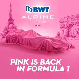 ¿Alpine se viste de rosa?