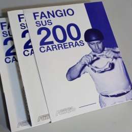 Editaron el libro "Fangio, sus 200 carreras"