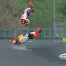 Tremendo accidente de Márquez