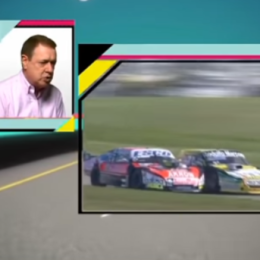 "Cacho" González Rouco relatando a Guillermo Ortelli