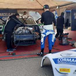 El susto de Ciarrocchi en el entrenamiento