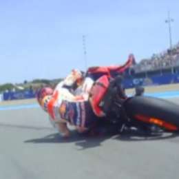 Increíble salvada de Márquez