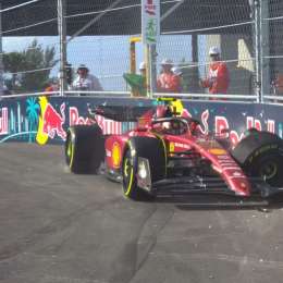 Russell voló y Sainz se pegó en el segundo ensayo