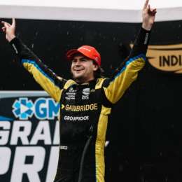 Colton Herta, en un gran final en Indianápolis