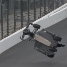 Escalofriante vuelco en Indianápolis